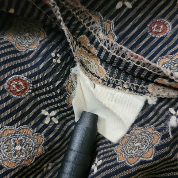 Vintage 70s Glaser Micro Woven Long Sleeve Button Up Shirt - Picture 6 of 8